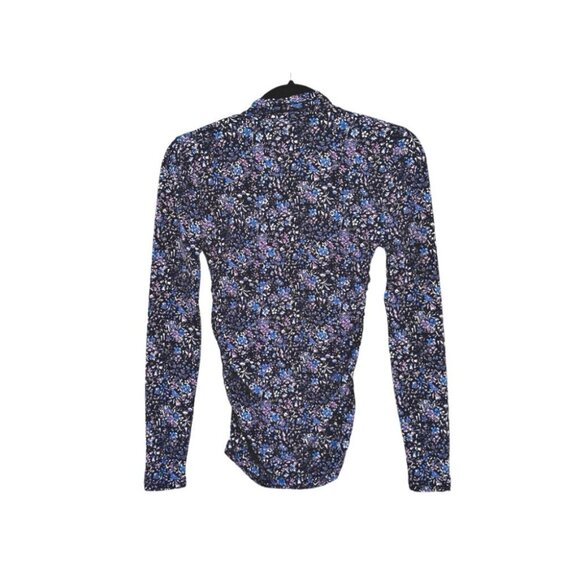 Ruffled floral crewneck sweater - Picture 5 of 5